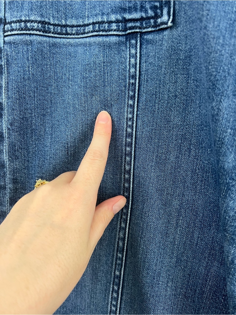 American Eagle Dreamy Drape Wide Leg Jeans High Rise Baggy Utility 10 X-short - Picture 12 of 14